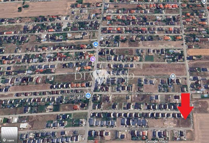 Berceni, strada Miorita, 0% comision, teren intravilan 500 mp, dubla deschidere