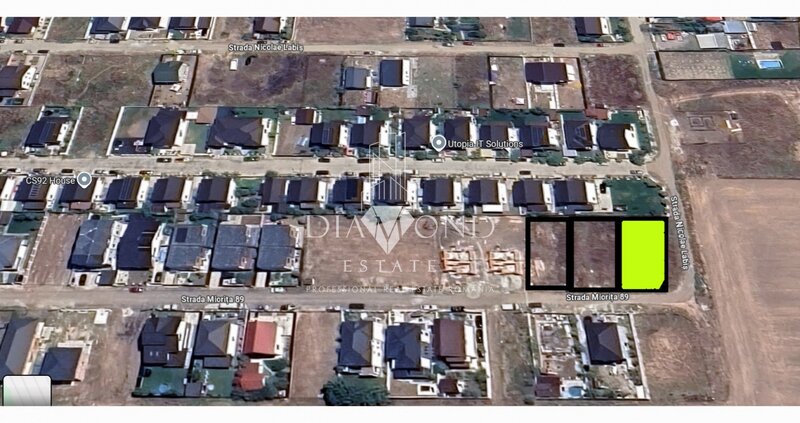 Berceni, strada Miorita, 0% comision, teren intravilan 500 mp, dubla deschidere